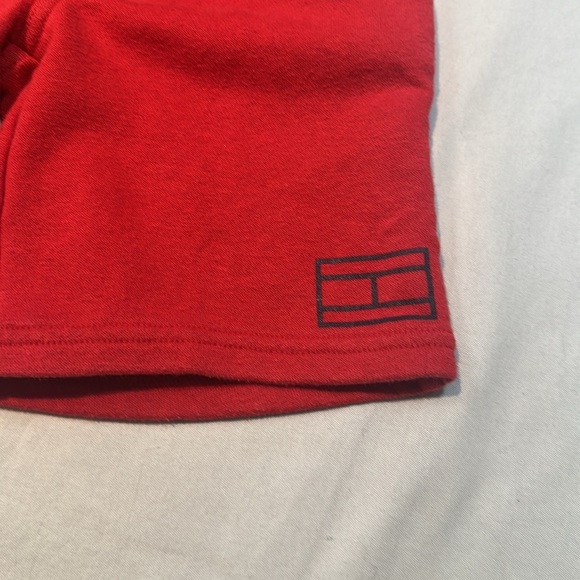 Tommy Hilfiger Red and Navy Athletic Shorts - Picture 3 of 4